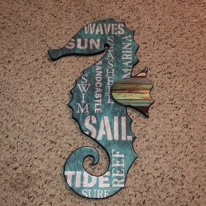 Seahorse wall decor